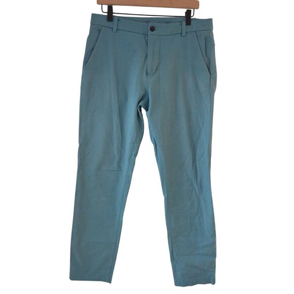 lululemon athletica Other - Lululemon Teal Chinos Pants Stretch Performance Pants Golfing Business Casual 32